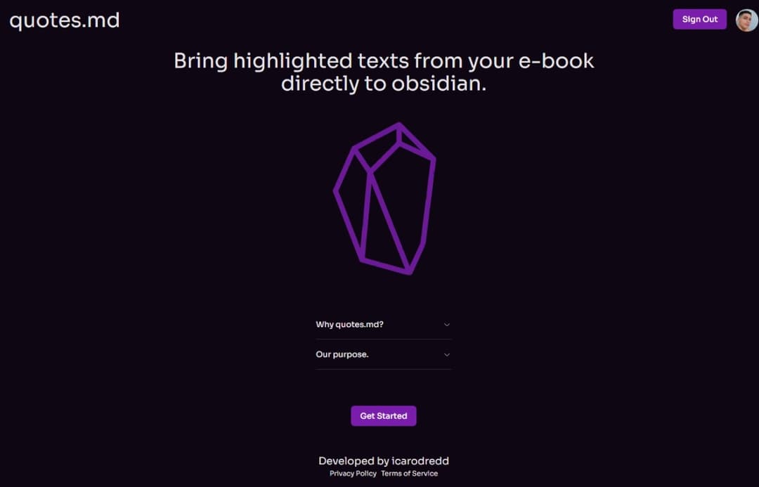 Image of the quotes project